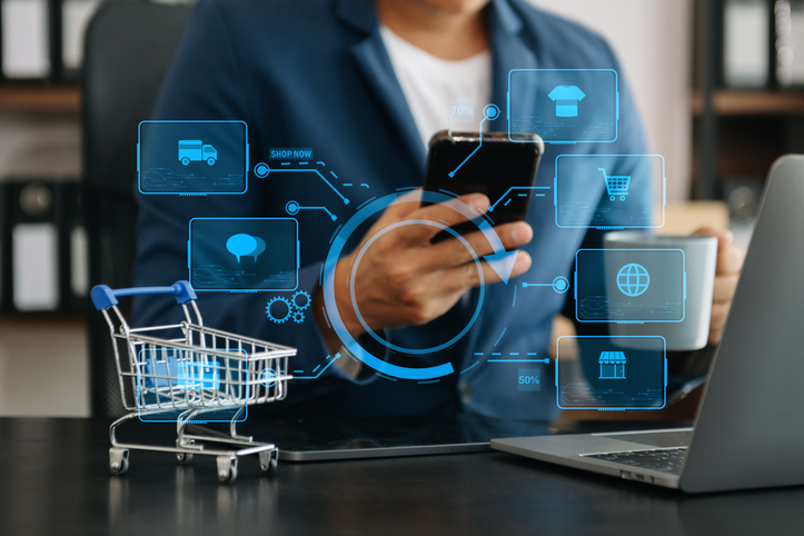 Illustration campagne automatique Amazon pour un produit en ligne.