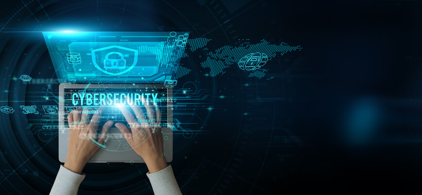 A candidate answering cybersecurity interview questions at a table