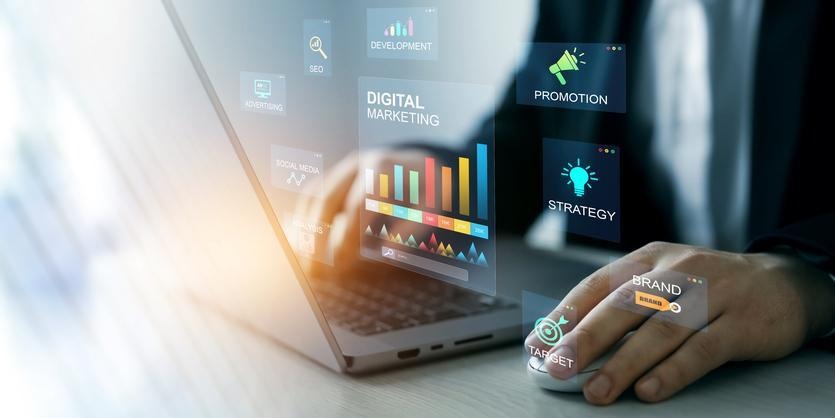 Illustration d’une stratégie de marketing e-commerce pour lancer un commerce en ligne