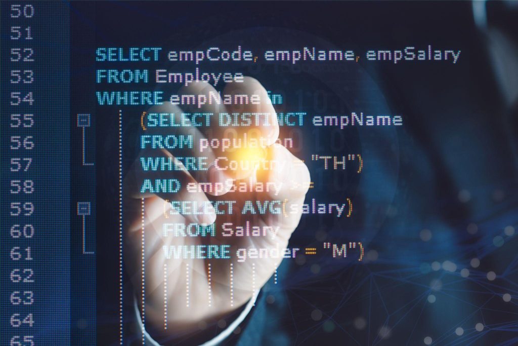 A beginner data analyst writing SQL database queries